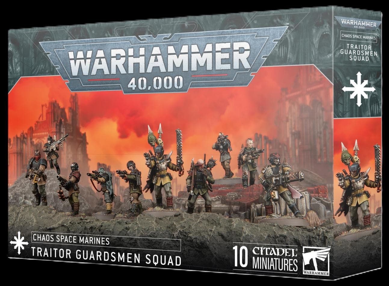 Chaos Space Marines: Traitor Guardsmen Squad